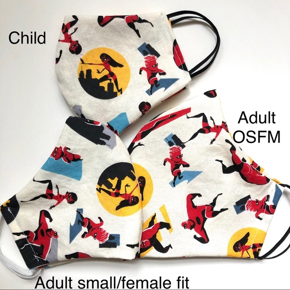 25% OFF 2/More The Incredibles Face Mask OSFM - Picture 9 of 9